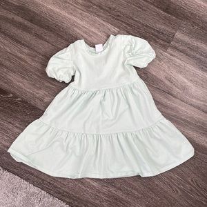 Zara Voluminous Light Green Dress, girls size 6